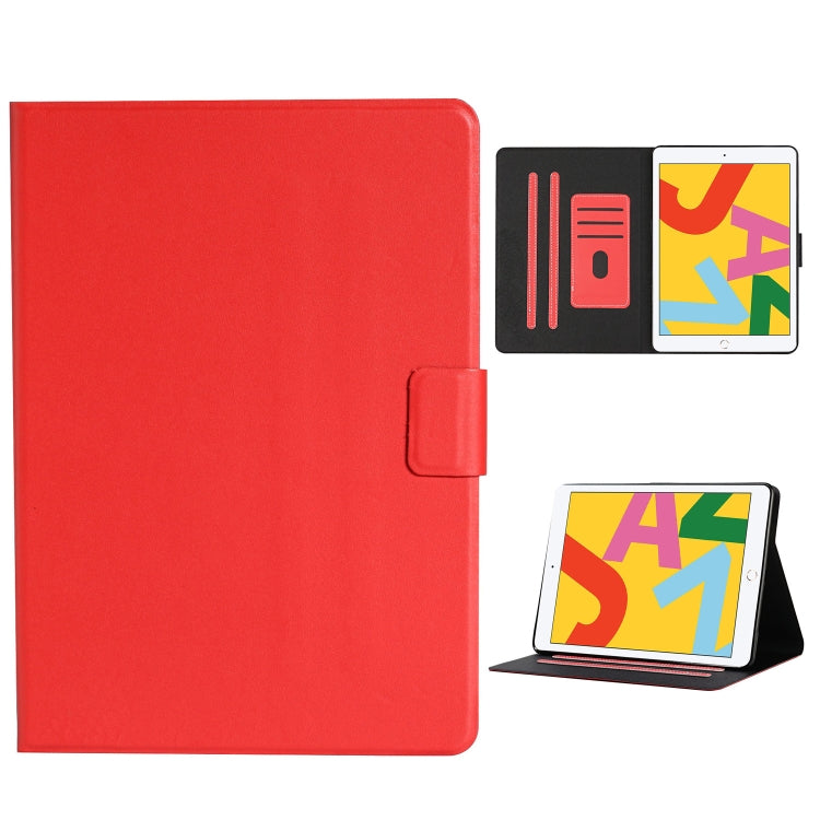 For iPad Mini 2019/ 4 /3 / 2/ 1 Solid Color Horizontal Flip Leather Case with Card Slots & Holder & Sleep / Wake-up Function