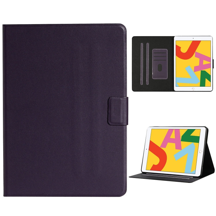 For iPad Mini 2019/ 4 /3 / 2/ 1 Solid Color Horizontal Flip Leather Case with Card Slots & Holder & Sleep / Wake-up Function