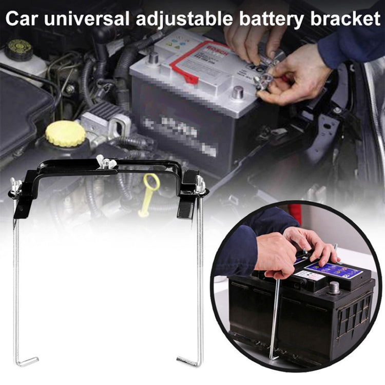 Car Universal Battery Bracket Adjustable Battery Fixed Iron Holder, Size:28cm