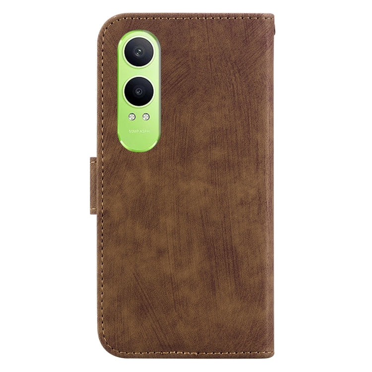 For OnePlus Nord CE4 Lite Little Tiger Embossed Leather Phone Case