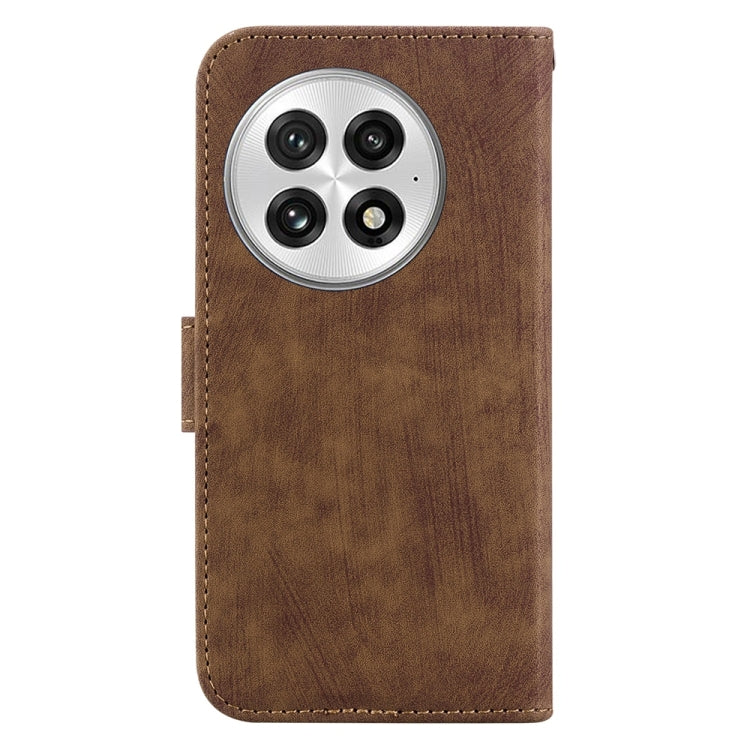 For OnePlus 13 Little Tiger Embossed Leather Phone Case