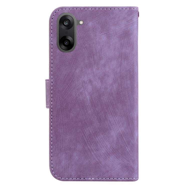 For OnePlus Ace 5 Racing / Nord CE5 Little Tiger Embossed Leather Phone Case
