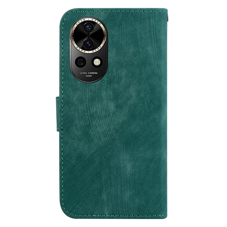 For Huawei nova 12 Little Tiger Embossed Leather Phone Case