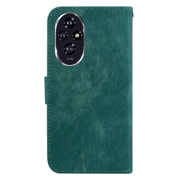 For Honor 200 Little Tiger Embossed Leather Phone Case