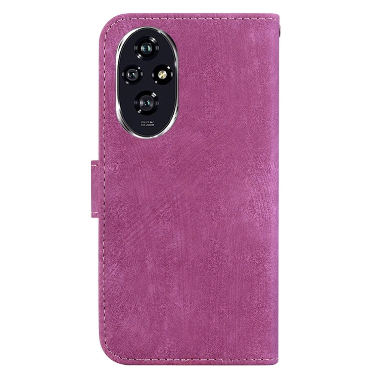For Honor 200 Little Tiger Embossed Leather Phone Case