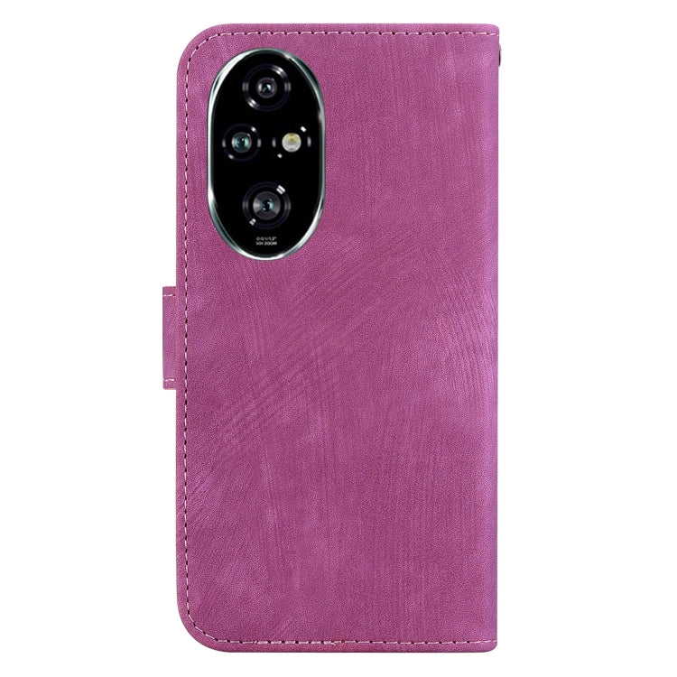 For Honor 200 Pro Little Tiger Embossed Leather Phone Case