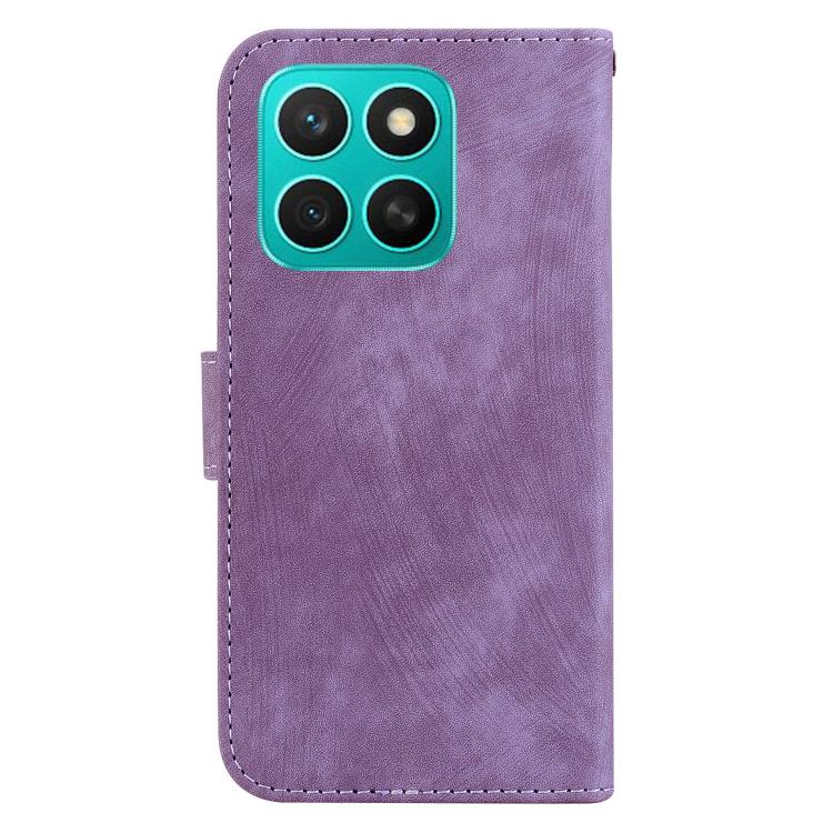 For Honor X8c 4G Little Tiger Embossed Leather Phone Case