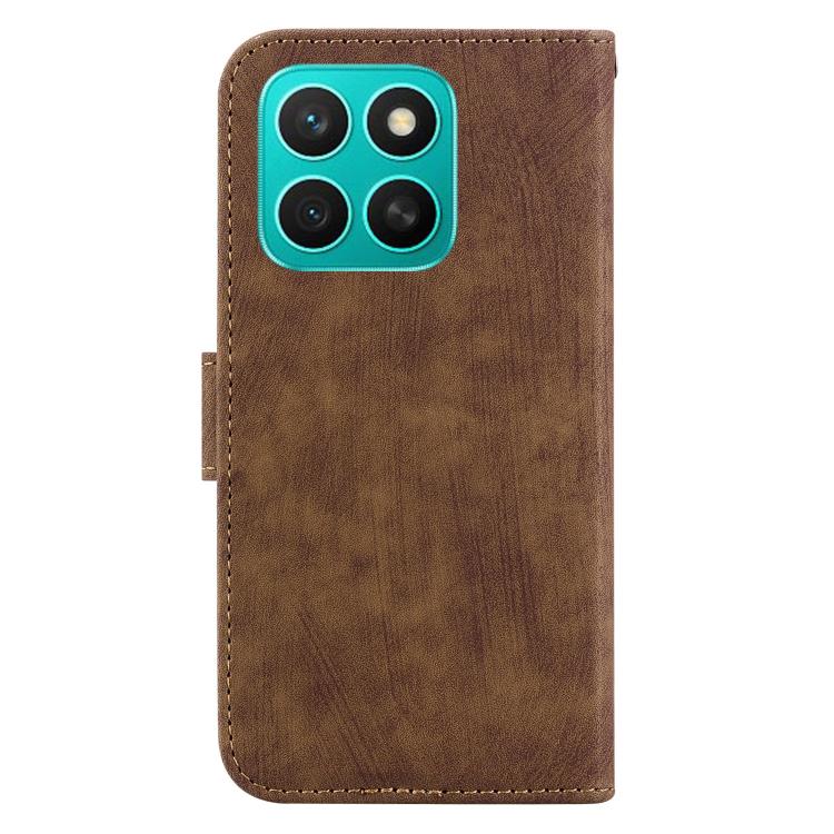 For Honor X8c 4G Little Tiger Embossed Leather Phone Case