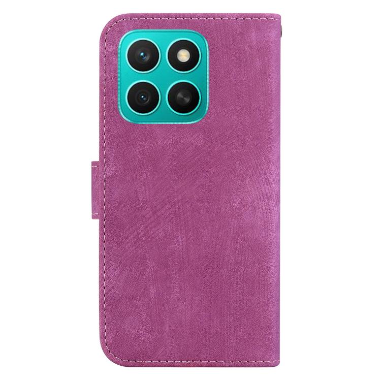 For Honor X8c 4G Little Tiger Embossed Leather Phone Case