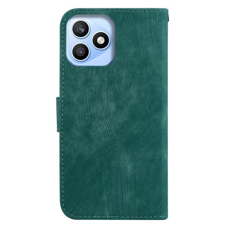 For Honor X8d 4G Little Tiger Embossed Leather Phone Case