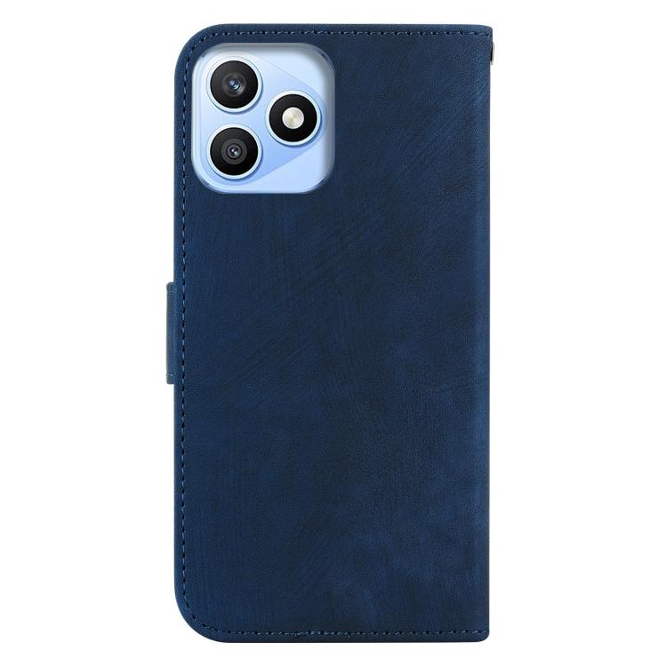 For Honor X8d 4G Little Tiger Embossed Leather Phone Case
