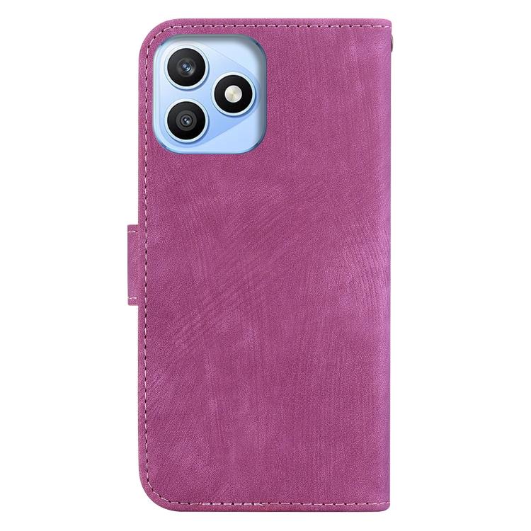 For Honor X8d 4G Little Tiger Embossed Leather Phone Case