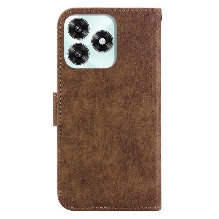 For Honor X5c 4G / X5c Plus Little Tiger Embossed Leather Phone Case