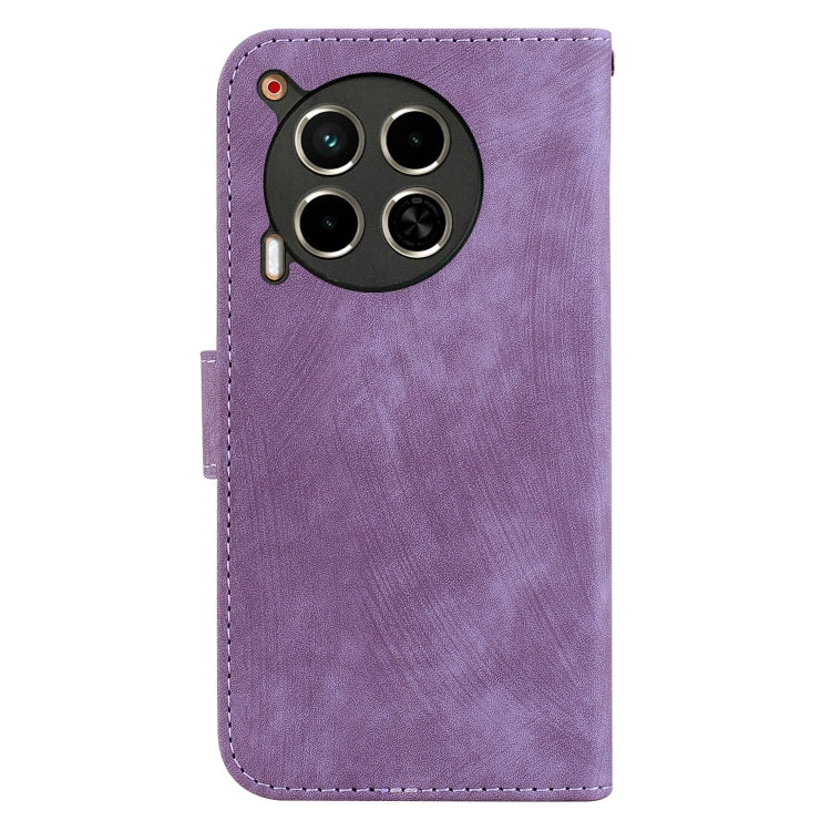 For Tecno Camon 30 4G / 5G Little Tiger Embossed Leather Phone Case