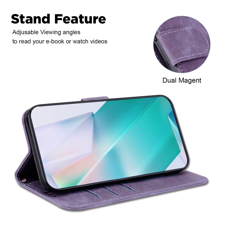 For Tecno Camon 30 Premier 5G Little Tiger Embossed Leather Phone Case