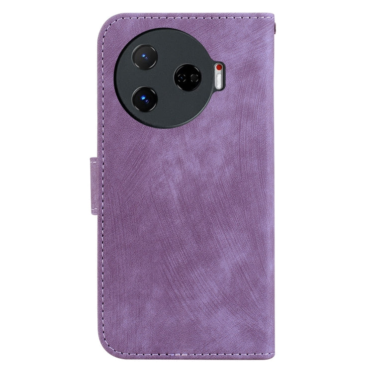 For Tecno Camon 30 Pro Little Tiger Embossed Leather Phone Case