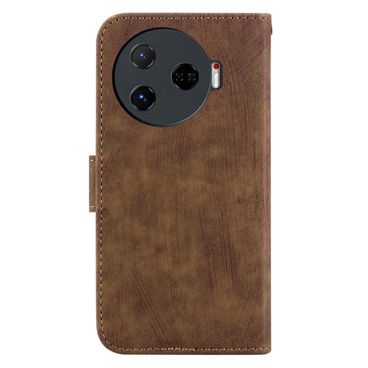 For Tecno Camon 30 Pro Little Tiger Embossed Leather Phone Case