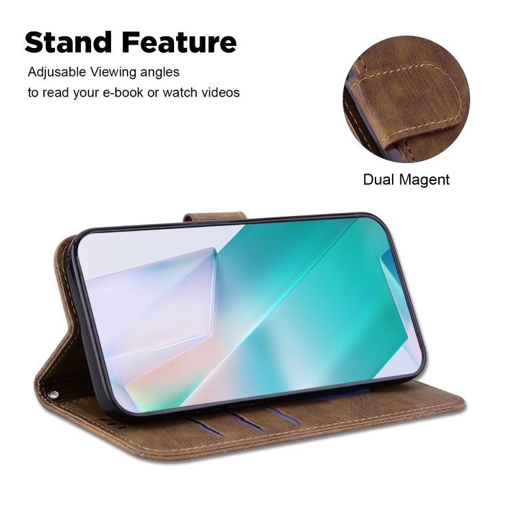 For Tecno Camon 30 Pro Little Tiger Embossed Leather Phone Case