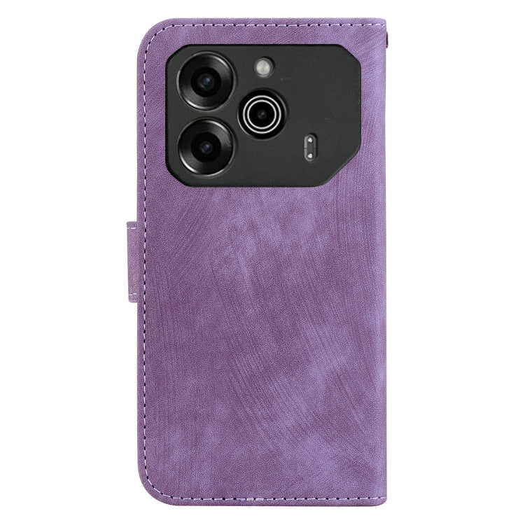 For Tecno Pova 6 / Pova 6 Pro Little Tiger Embossed Leather Phone Case