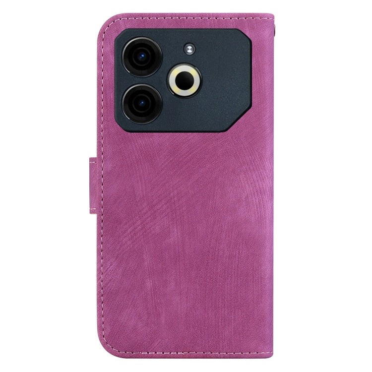 For Tecno Pova 6 Neo Little Tiger Embossed Leather Phone Case
