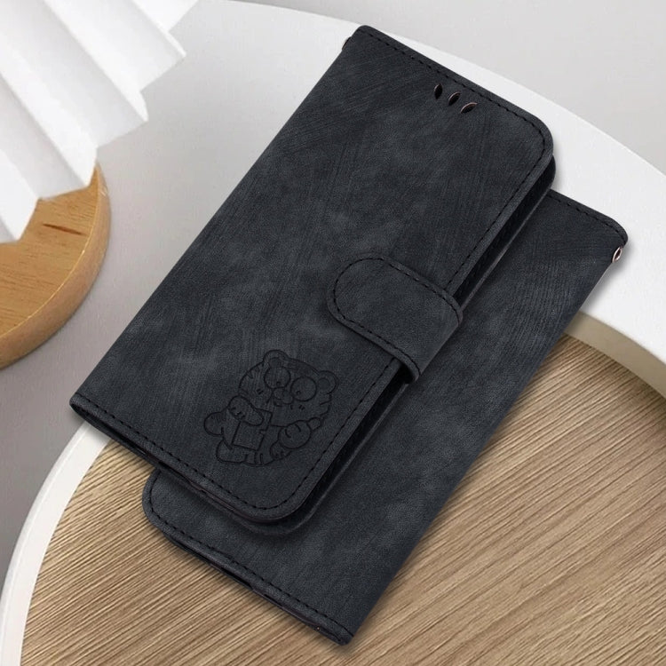 For Tecno Spark 30C Little Tiger Embossed Leather Phone Case