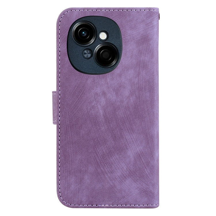For Tecno Spark Go 1 / Pop 9 Pro Little Tiger Embossed Leather Phone Case