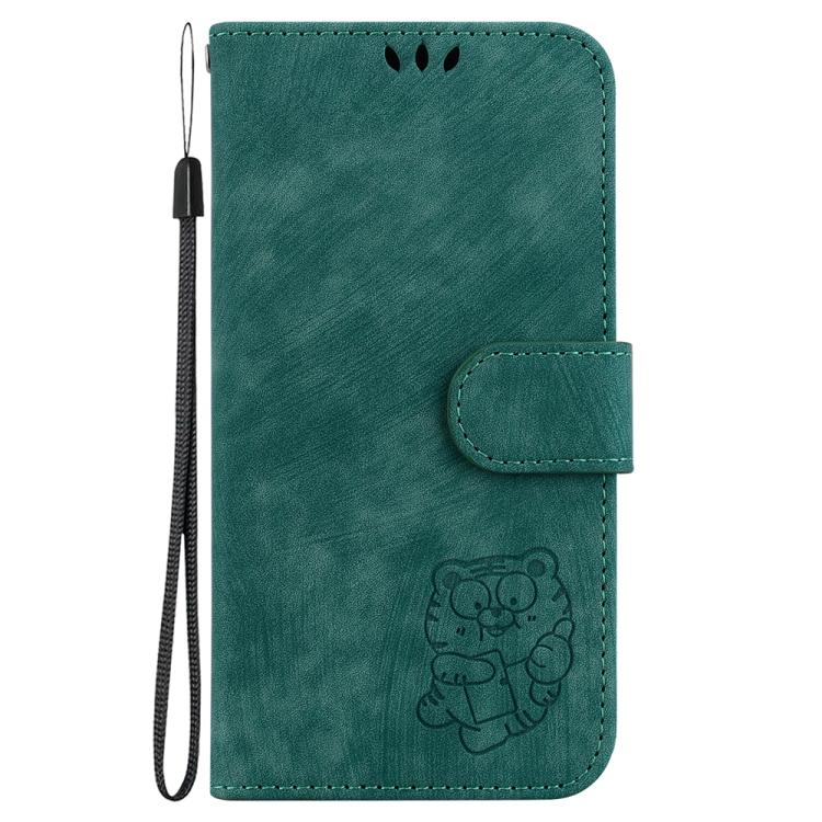 For Tecno Camon 40 Little Tiger Embossed Leather Phone Case