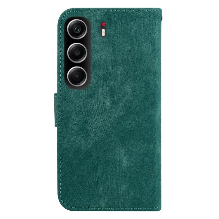 For Tecno Camon 40 Little Tiger Embossed Leather Phone Case