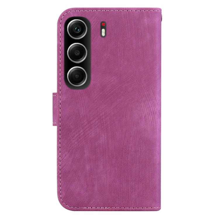 For Tecno Camon 40 Little Tiger Embossed Leather Phone Case