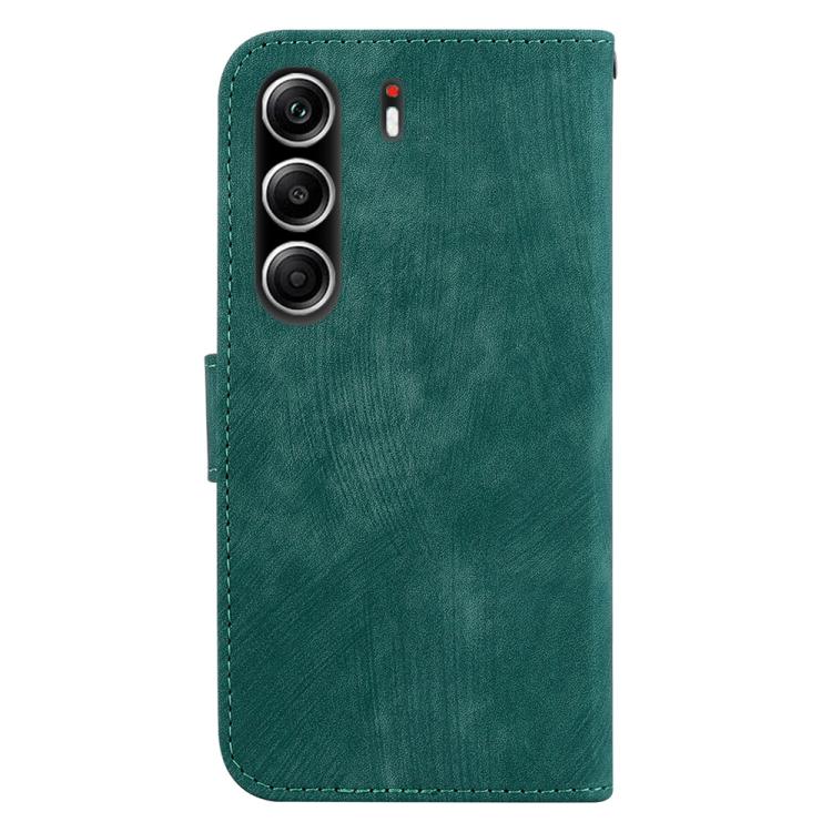 For Tecno Camon 40 Pro 4G Little Tiger Embossed Leather Phone Case