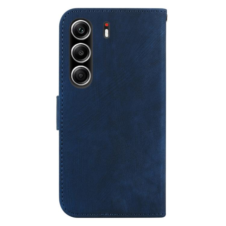 For Tecno Camon 40 Pro 4G Little Tiger Embossed Leather Phone Case