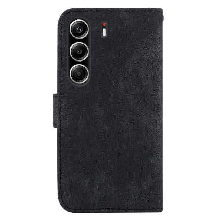 For Tecno Camon 40 Pro 4G Little Tiger Embossed Leather Phone Case