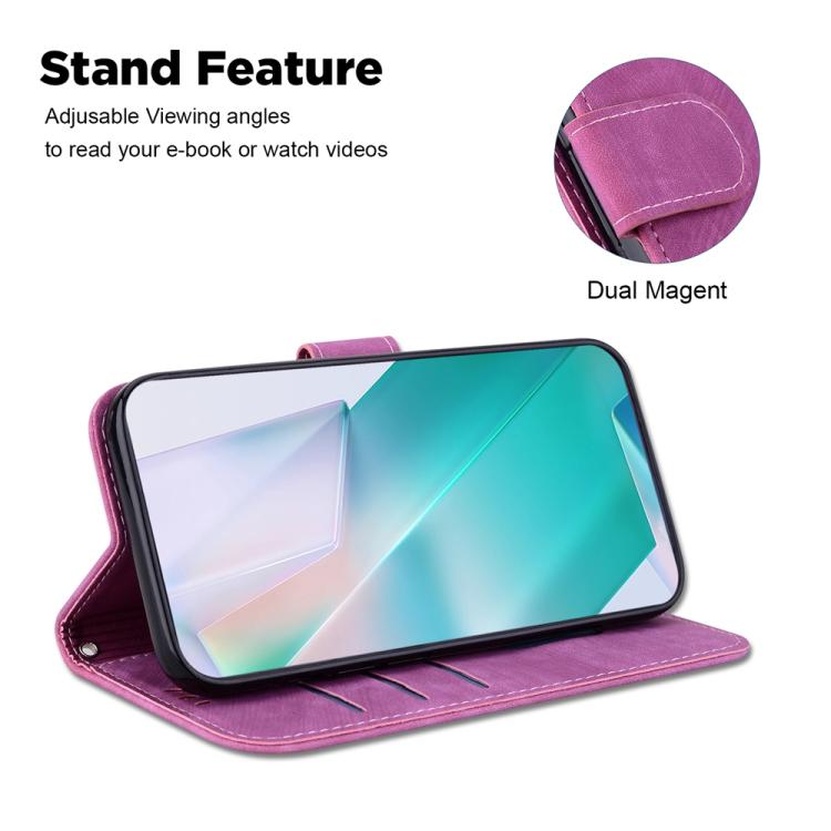 For Tecno Spark 30 4G Little Tiger Embossed Leather Phone Case