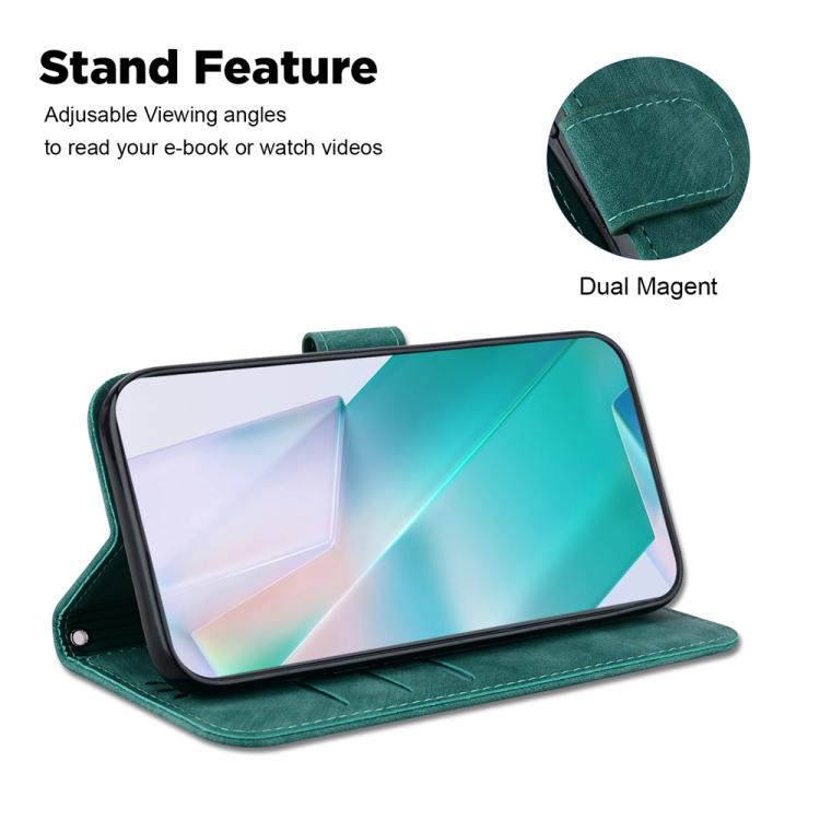 For Tecno Spark 30 Pro Little Tiger Embossed Leather Phone Case