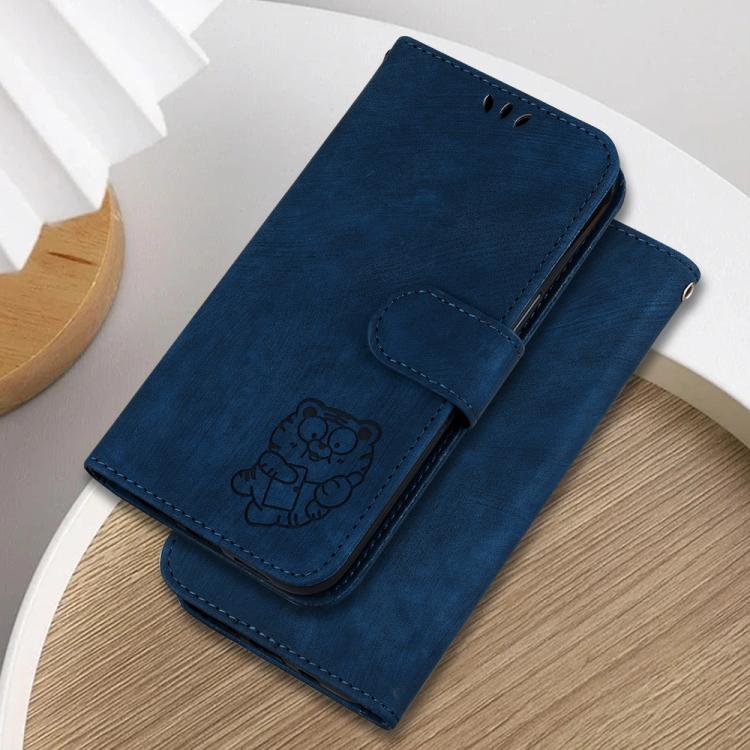 For Tecno Camon 30S / Camon 30S Pro Little Tiger Embossed Leather Phone Case
