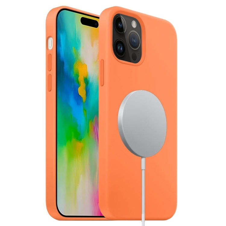 For iPhone 16 Pro Liquid Silicone Full Coverage MagSafe Phone Case