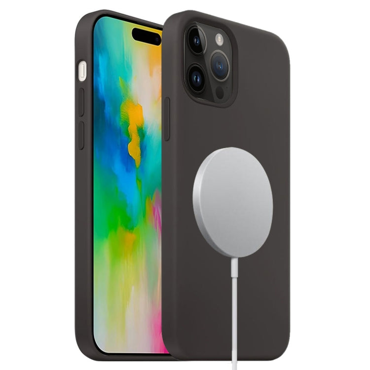 For iPhone 16 Pro Liquid Silicone Full Coverage MagSafe Phone Case