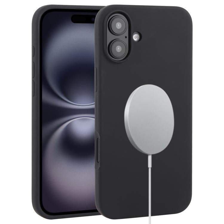 For iPhone 16 Plus Liquid Silicone Full Coverage MagSafe Phone Case