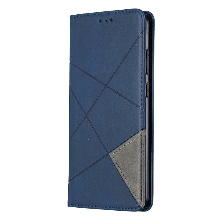 For Nokia 5.3 Rhombus Texture Horizontal Flip Magnetic Leather Case with Holder & Card Slots & Wallet