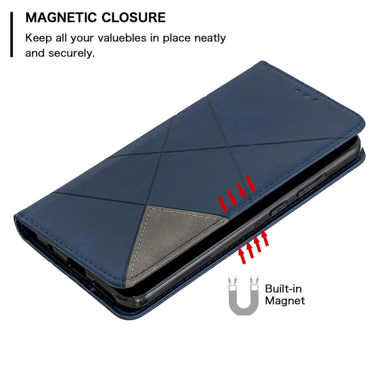 For Nokia 5.3 Rhombus Texture Horizontal Flip Magnetic Leather Case with Holder & Card Slots & Wallet