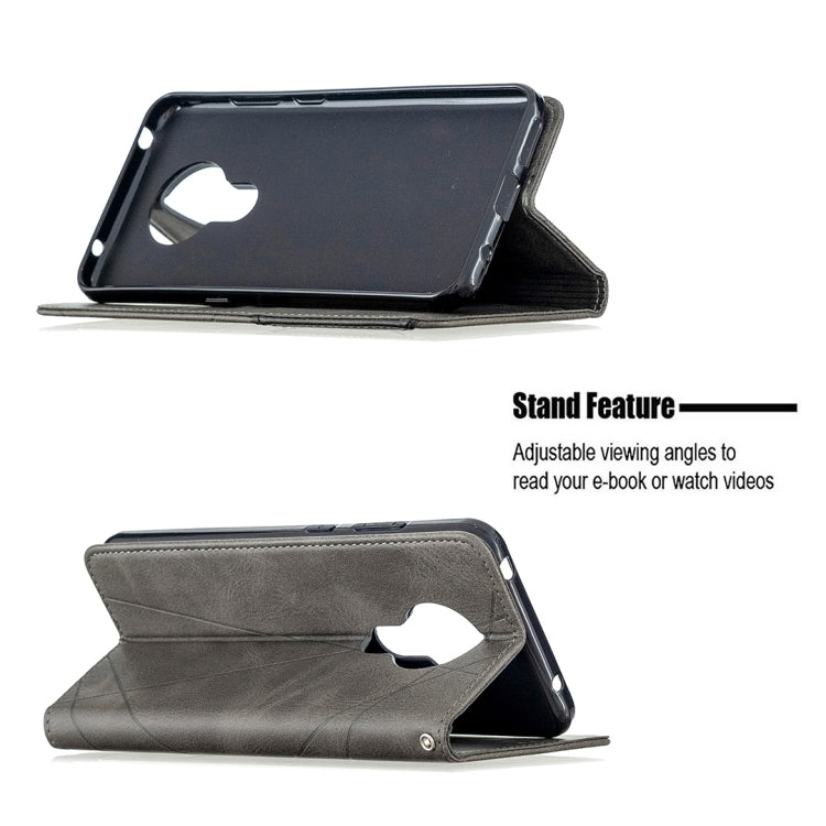 For Nokia 5.3 Rhombus Texture Horizontal Flip Magnetic Leather Case with Holder & Card Slots & Wallet