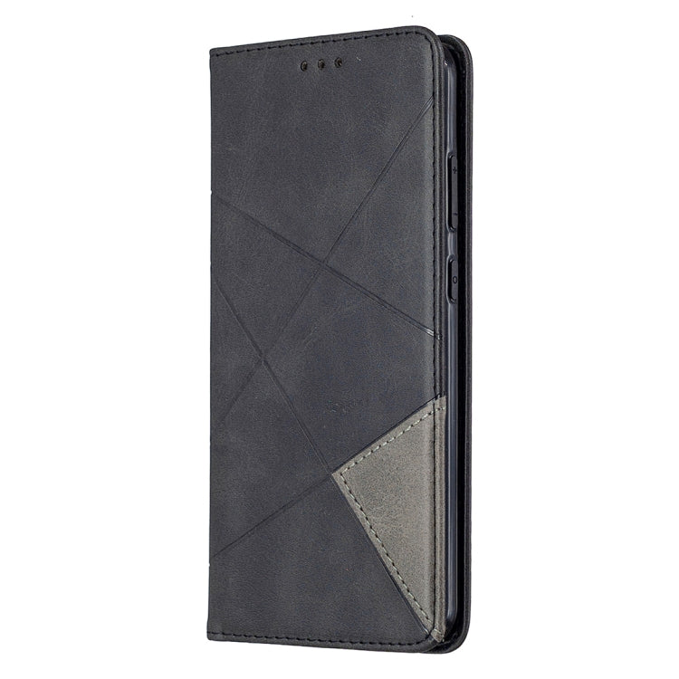 For Nokia 5.3 Rhombus Texture Horizontal Flip Magnetic Leather Case with Holder & Card Slots & Wallet