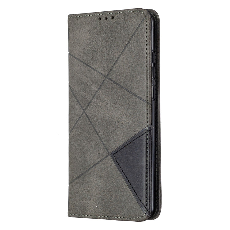 For Huawei P smart 2020 Rhombus Texture Horizontal Flip Magnetic Leather Case with Holder & Card Slots & Wallet