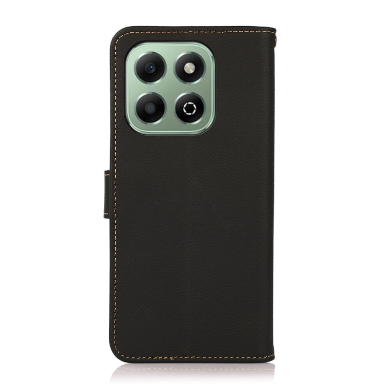 For Honor X6b KHAZNEH Custer Genuine Leather RFID Phone Case