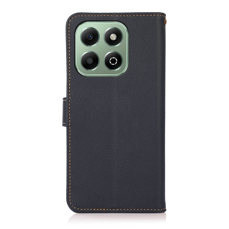 For Honor X6b KHAZNEH Custer Genuine Leather RFID Phone Case