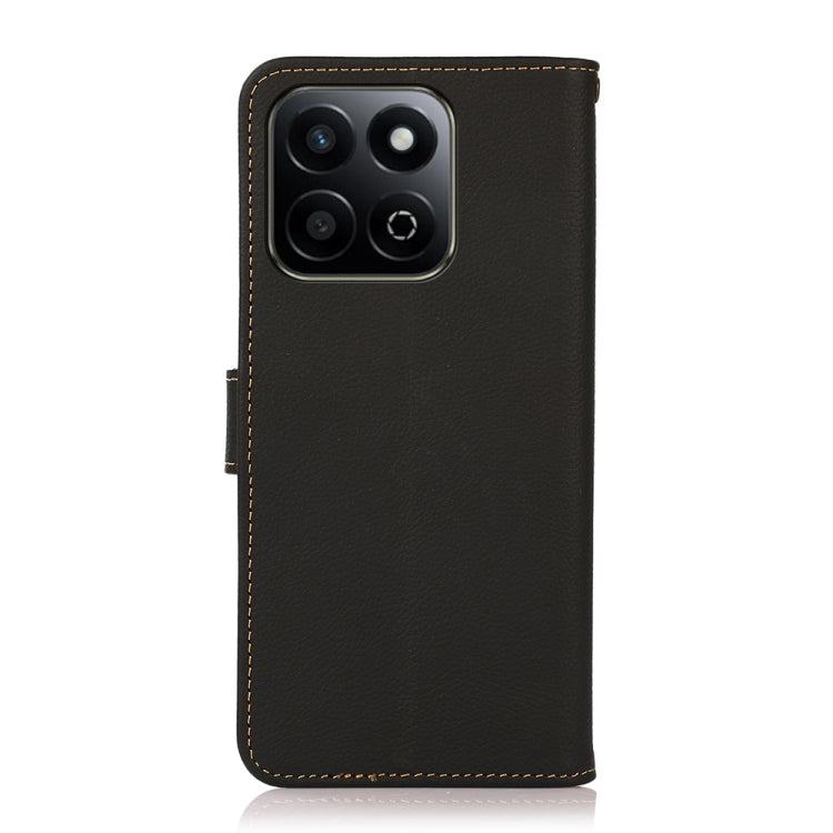 For Honor Play 60 Plus / 200 Smart KHAZNEH Custer Genuine Leather RFID Phone Case