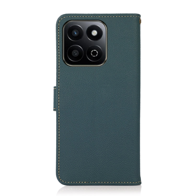 For Honor Play 60 Plus / 200 Smart KHAZNEH Custer Genuine Leather RFID Phone Case