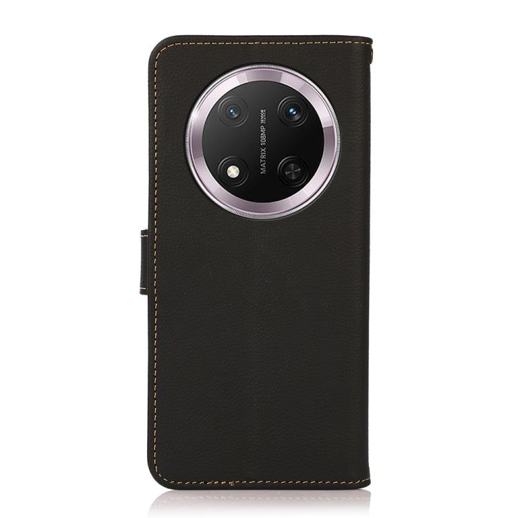 For Honor X9c KHAZNEH Custer Genuine Leather RFID Phone Case
