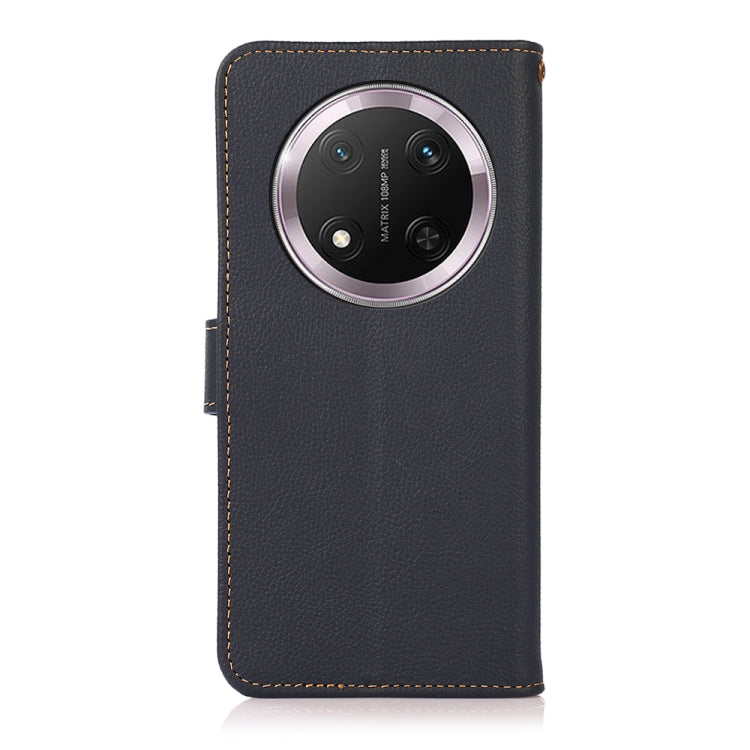 For Honor X9c KHAZNEH Custer Genuine Leather RFID Phone Case