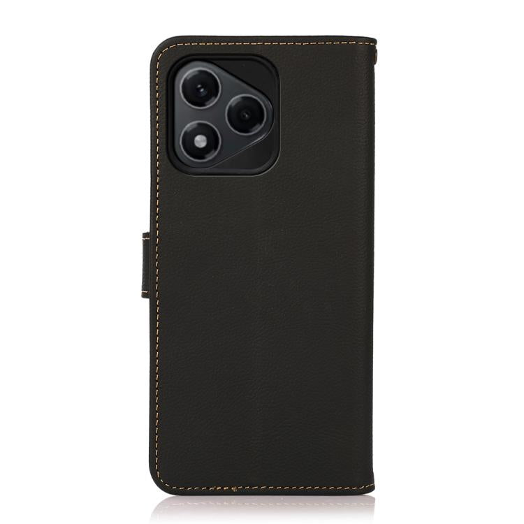 For Honor 400 Lite Global  KHAZNEH Custer Genuine Leather RFID Phone Case